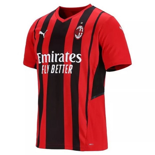 Tailandia Camiseta AC Milan Primera Equipación 2021-2022 Rojo